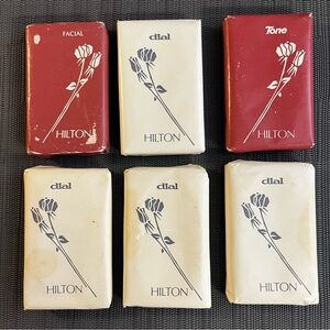 Vintage Hilton Dial & Tone Travel Soap Set of 6